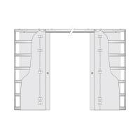 ECLISSE SYNTESIS LUCE ESTENSIONE - CONTROTELAIO PER CARTONGESSO