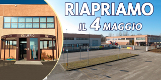 Riapriamo il 4 maggio!