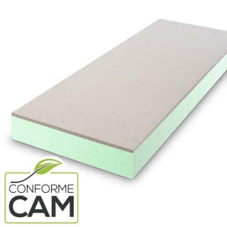 PANNELLO ACCOPPIATO CARTONGESSO + EPS GREENPOR CERTIFICATO CAM