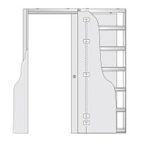 ECLISSE SYNTESIS LUCE - CONTROTELAIO PER CARTONGESSO