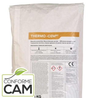 THERMO-CEM-SC - RASANTE TERMICO AD ALTA  EFFICIENZA ENERGETICA - CERTIFICAZIONE CAM